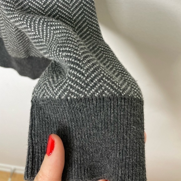 Thomas Parker New York cotton chevron print cardigan - Picture 4 of 8